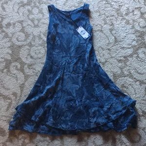 Navy sundress Tempo Paris NWT